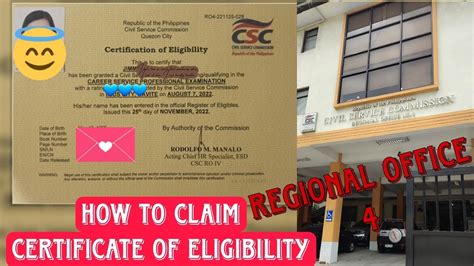 FAQ: How to request for Certification of Eligibility.